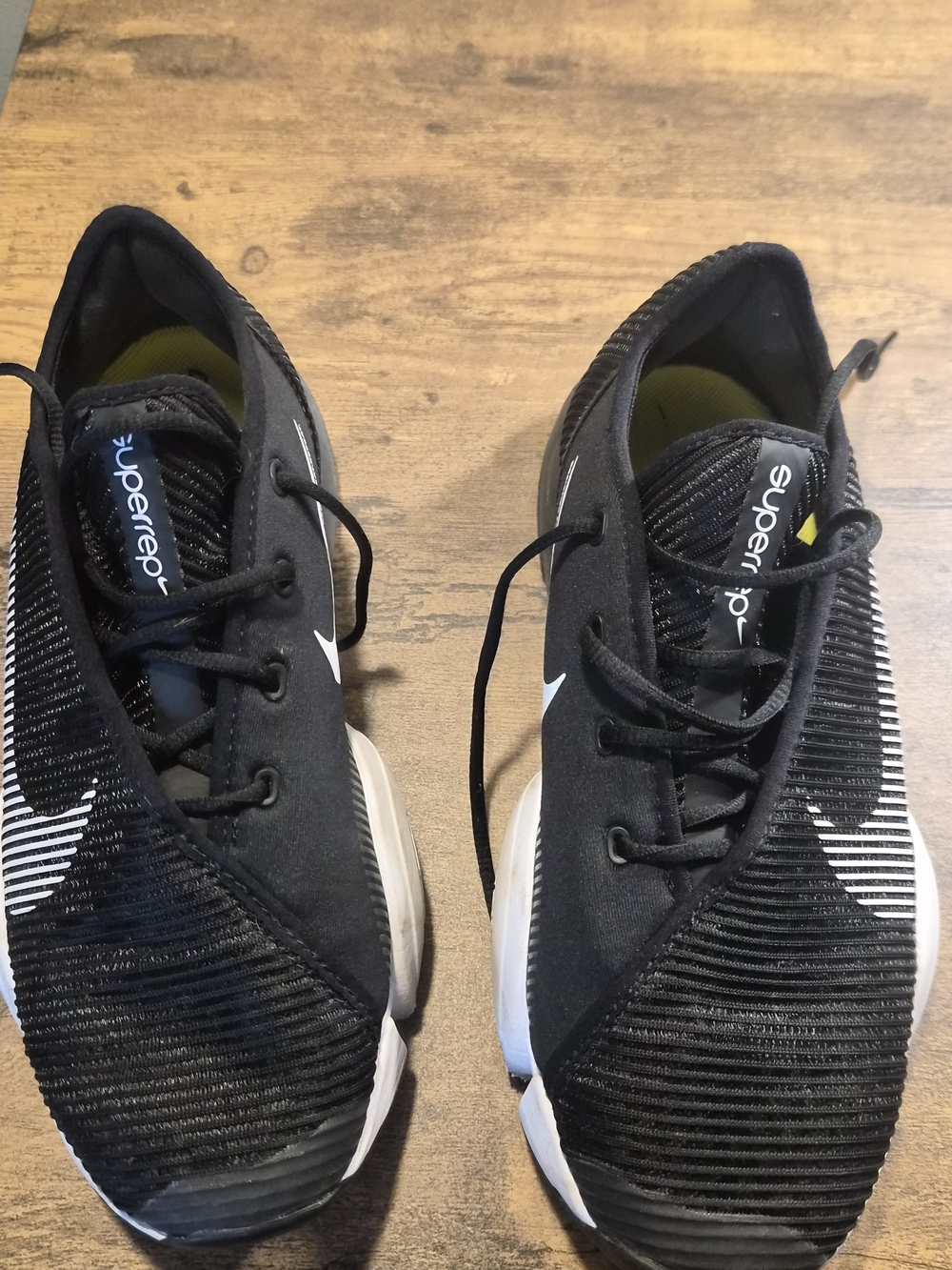 Nike Women’s Black and White Superrep Shoes